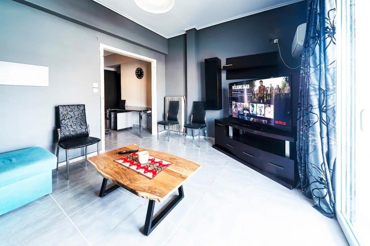 Topfloor Central Apt With Urban Views,3' To Metro Atenas Exterior foto