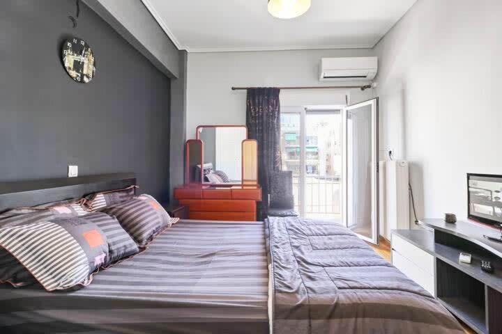 Topfloor Central Apt With Urban Views,3' To Metro Atenas Exterior foto